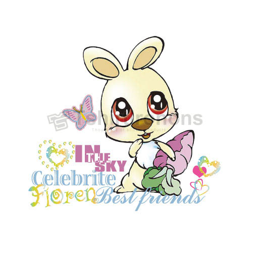 Rabbit T-shirts Iron On Transfers N6906 - Click Image to Close